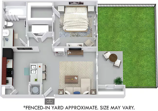 Benson with Fenced-In Yard 115 floor plan